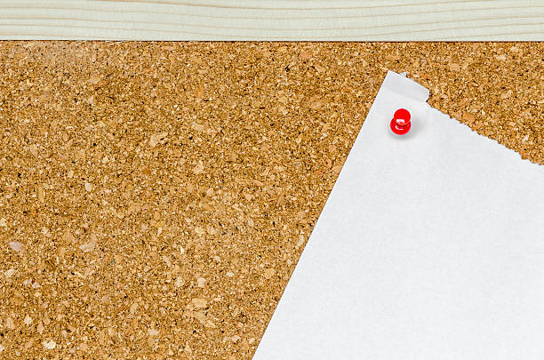 istock Bulletin board or notice board made from cork 487465291