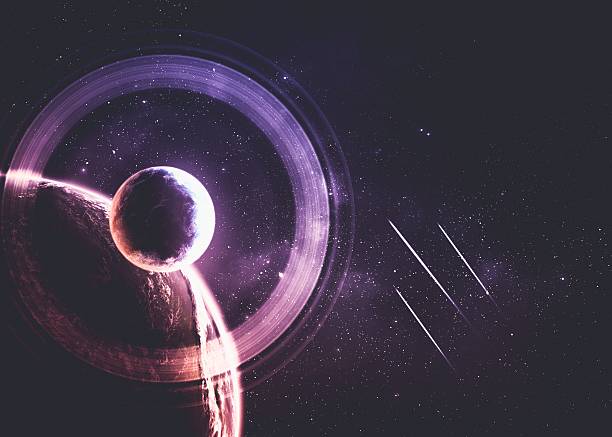 istock Planets over the nebulae in space. Elements of this image 487469410