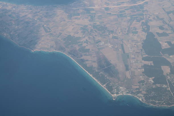 istock Aerial view above europe 487471193