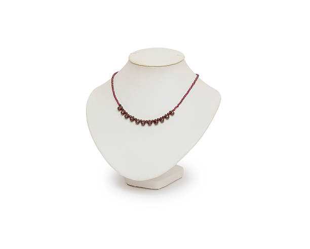 istock Necklace isolated on the white 487475286