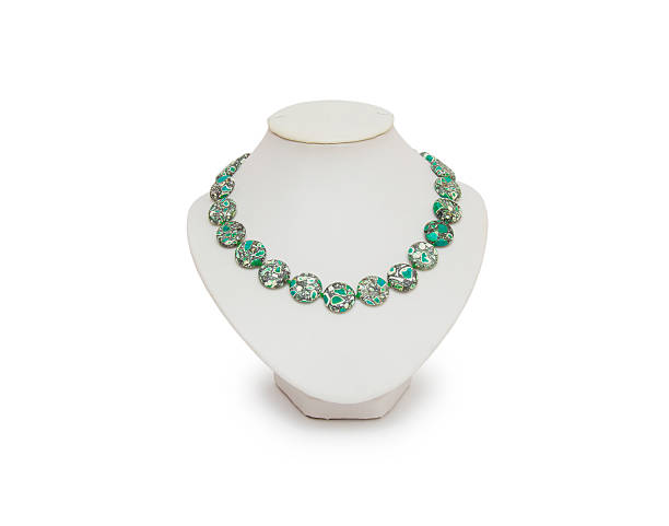 istock Necklace isolated on the white 487475296