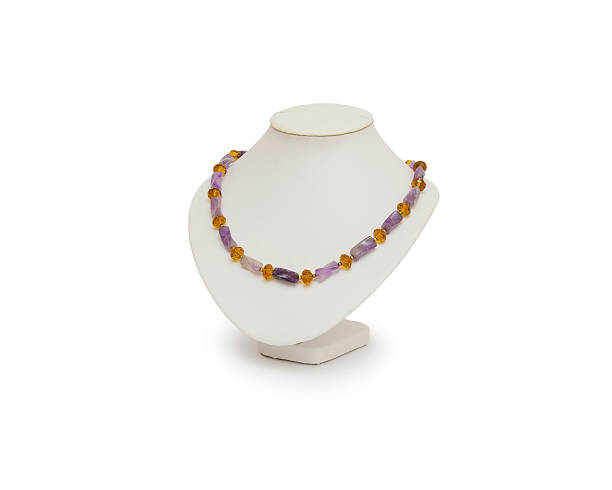 istock Necklace isolated on the white 487476172
