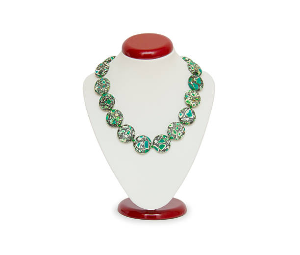 istock Necklace isolated on the white 487480798