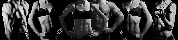 istock Bodybuilding. Man and woman 487485025