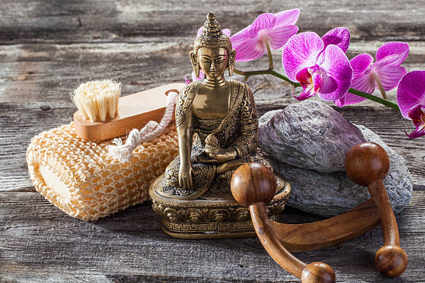 istock zen decor for pampering nail and body massage 487485352