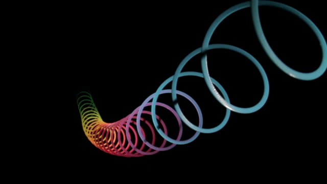 Rainbow Slinky Echo Reverb Action Gentle Low Angle