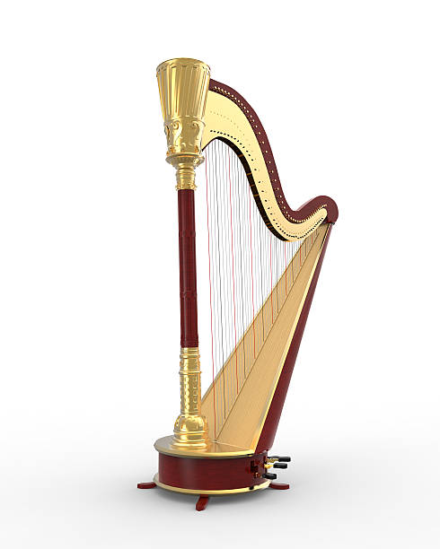 instrumento musical harp - melodic - fotografias e filmes do acervo