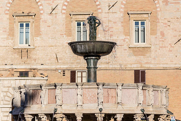 old town of Perugia, Umbria, Italy stock photo