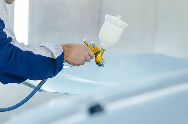 istock Professional car painting 487491292