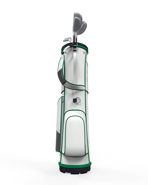 istock Golf clubs and Bag Isolated 487491705