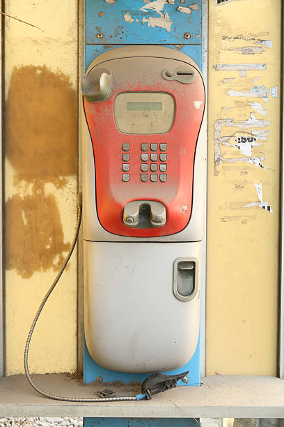 istock Abandoned public telephone 487492051