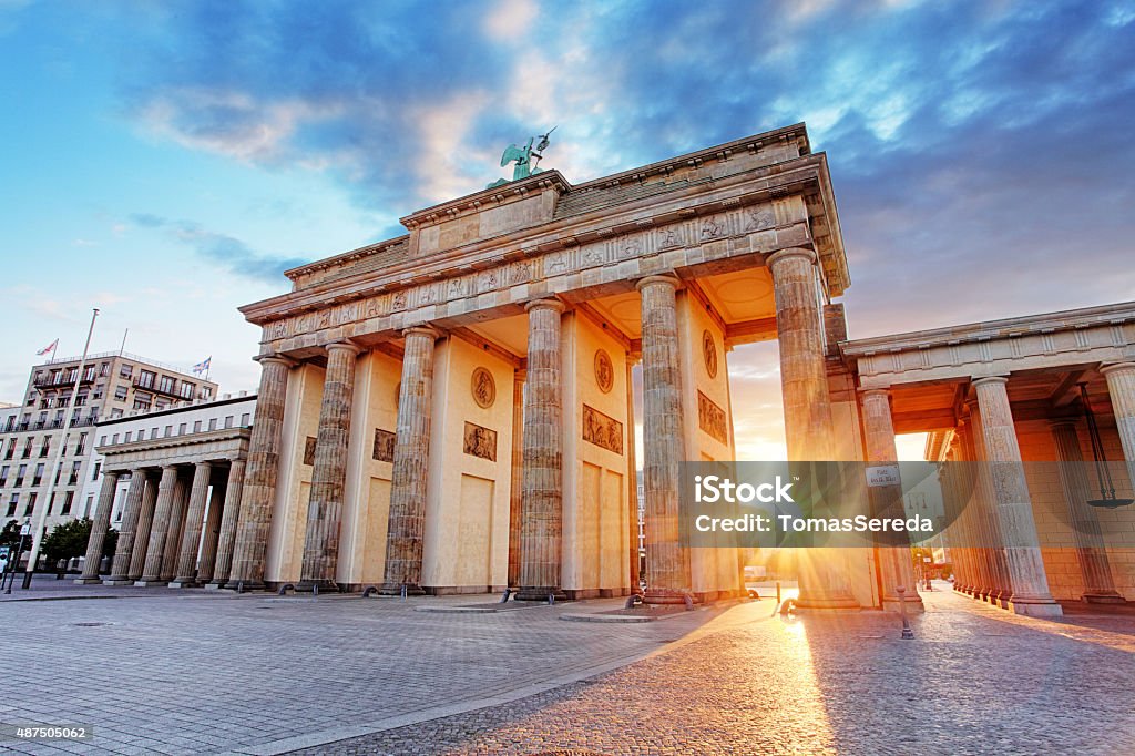 , Brandenburger Tor in Berlin, Deutschland - Lizenzfrei Berlin Stock-Foto