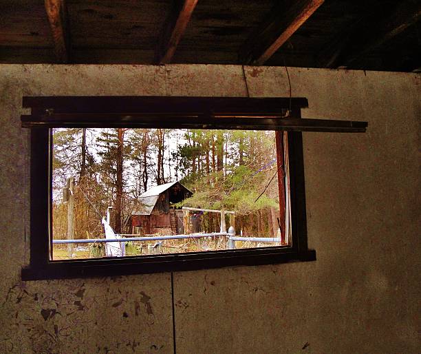 istock Window View of Old Horse Stable 487505277