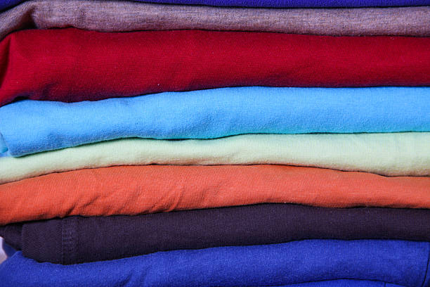 istock Pile of colorful clothes 487506733