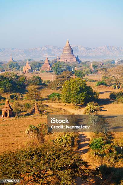 Starożytny Pagodas W Bagan Myanmar - zdjęcia stockowe i więcej obrazów Azja - Azja, Bez ludzi, Fotografika