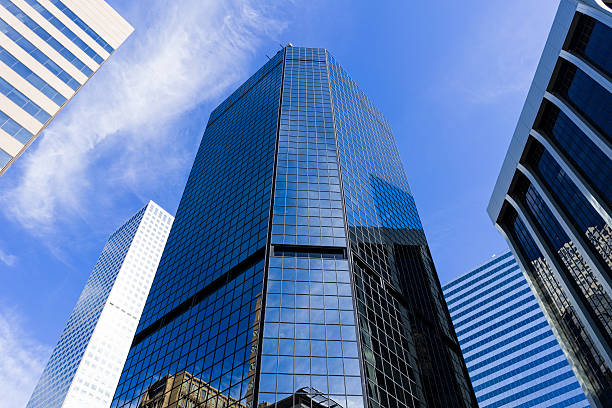 istock Denver City View with Skyscraper Office Buildings 487507912
