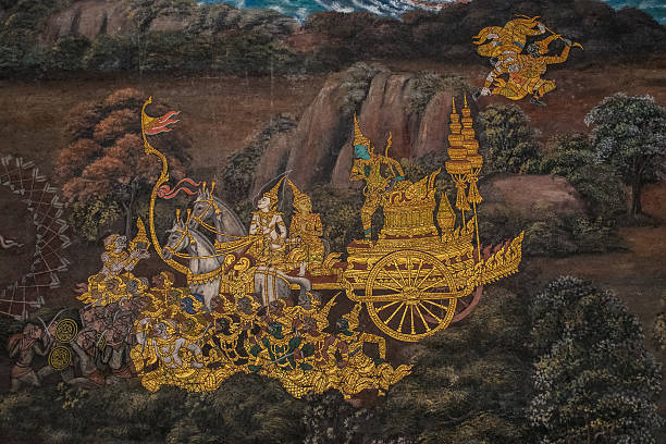 istock Thai Mural painting at Wat Phra Keaw 487511282