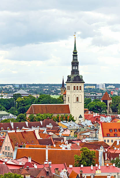 istock Saint Nicholas church in old Tallinn. 487512088