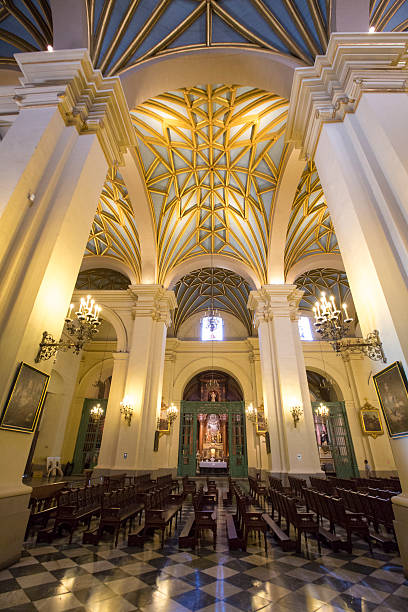 istock Inside the cathedral on the Plaza de Armas in Lima 487513916