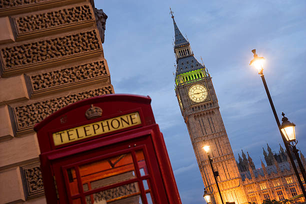 istock Big Ben and Westminster abbey in London, England 487520652