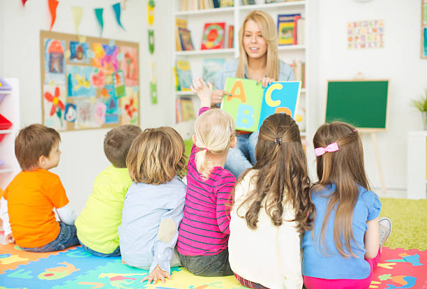 istock Cute kids in kindergarden. 487521233