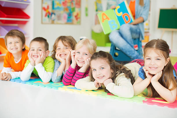 istock Cute kids in kindergarden. 487521249