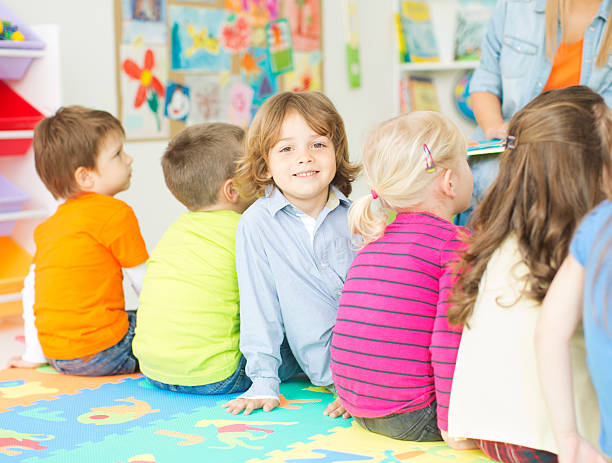 istock Cute kids in kindergarden. 487521275