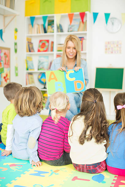 istock Cute kids in kindergarden. 487521289