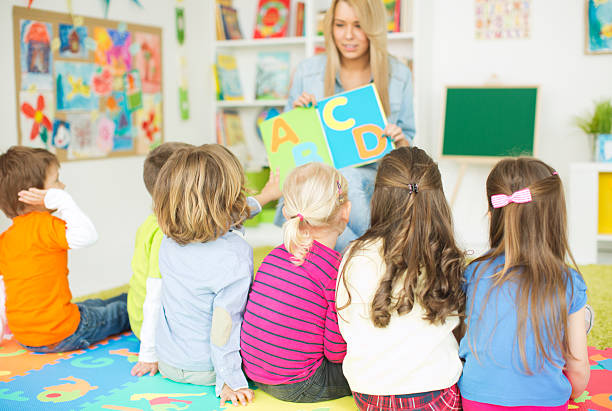 istock Cute kids in kindergarden. 487521297