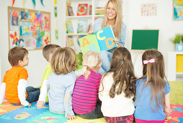 istock Cute kids in kindergarden. 487521305