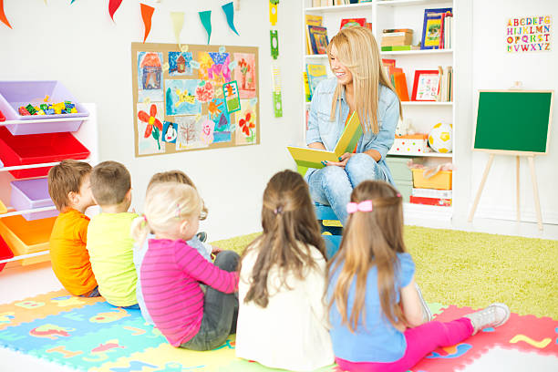 istock Cute kids in kindergarden. 487521321