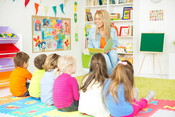 istock Cute kids in kindergarden. 487521325