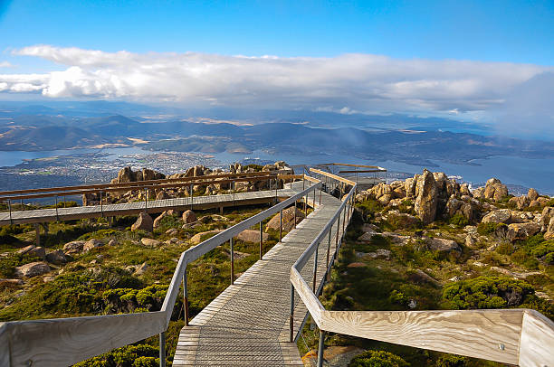 mount wellington, tasmania - tazmanya stok fotoğraflar ve resimler