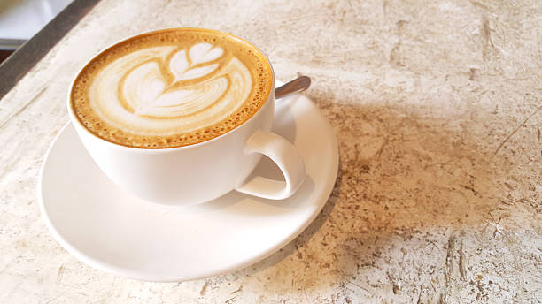 istock Selective focus of Cappuccino or latte coffee 487527028