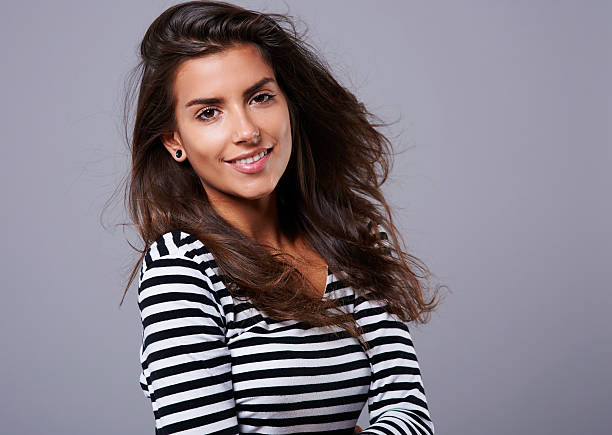 istock Beautiful girl posing in the studio 487527188