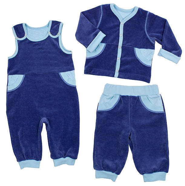 istock Set of baby clothes. Isolated on white background 487532764