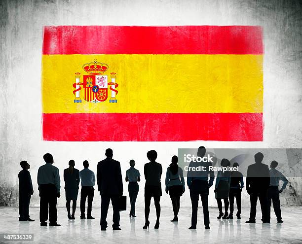 Spanish Flag Stock Photo - Download Image Now - Finance, Adult, Agreement
