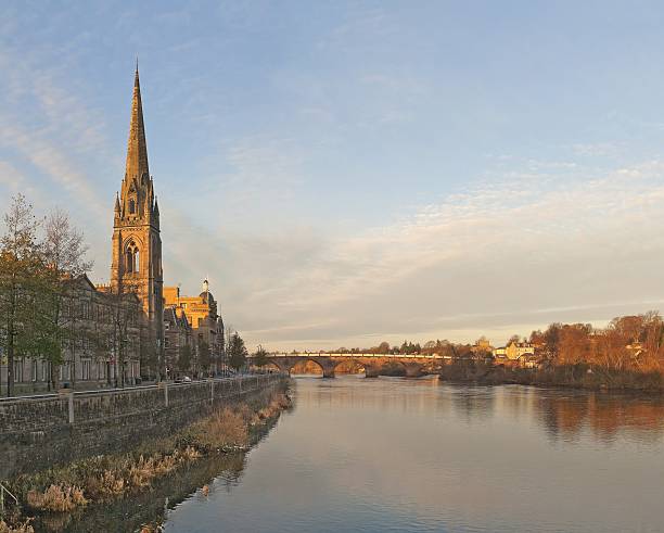 istock River Tay embankment in Perth, Scotland 487536892