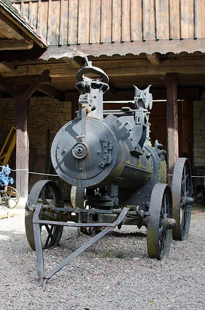 Old steam machine, Hlinsko, Czech Republic - Merry house
