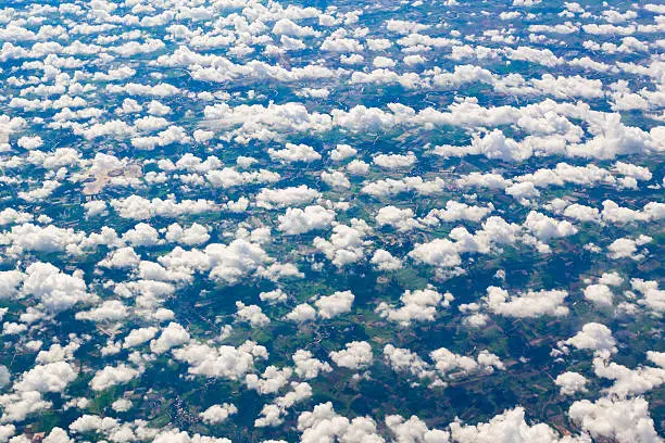 Photo of Blue sky and white cloud