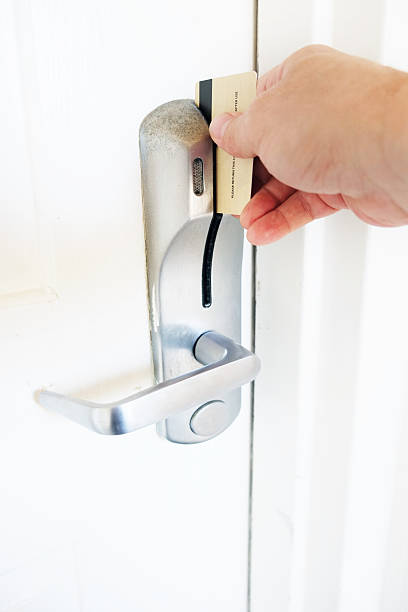 istock Cardkey for Hotel Door 487538649