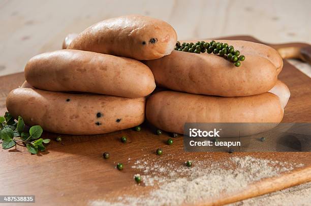 Pepper Sausages Stock Photo - Download Image Now - Close-up, Cooked, Fat - Nutrient