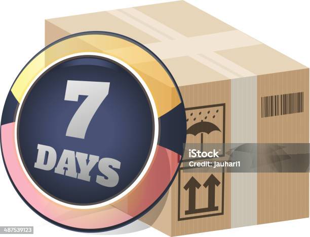 1 Box Consignment Consignment Delivery Stock Illustration - Download Image Now - Abstract ...