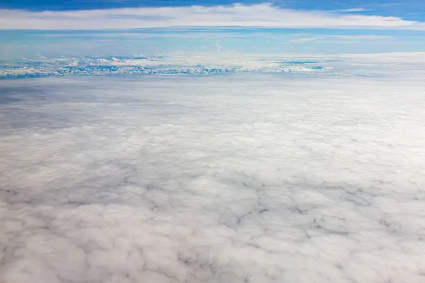 Photo of Blue sky and white cloud