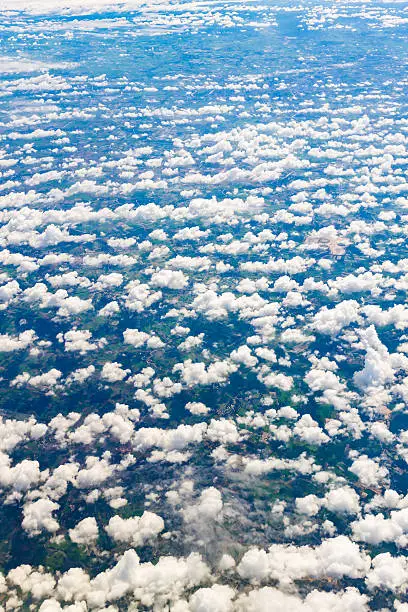 Photo of Blue sky and white cloud