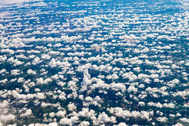 Photo of Blue sky and white cloud