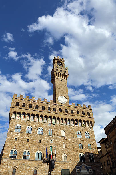 istock Florence Italy historic town hall called Palazzo Vecchio 487539442