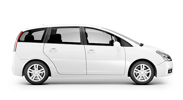 istock Studio Shot Of Three-Dimensional White Sedan 487539861