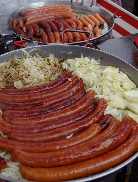 Polish Kielbasa stock photo