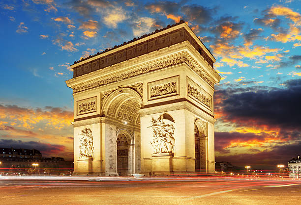 istock Paris, Arc de Triumph, France 487543730